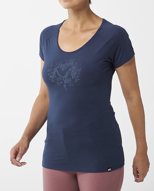 Imagen 0 de Camiseta de mujer Imja Wool Print Millet