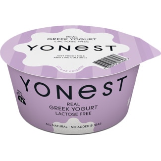 Iogurte Grego sem Lactose Natural embalagem 120 g - Yonest