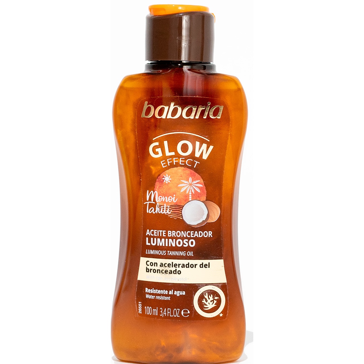 Óleo  Bronzeador Luminoso embalagem 100 ml