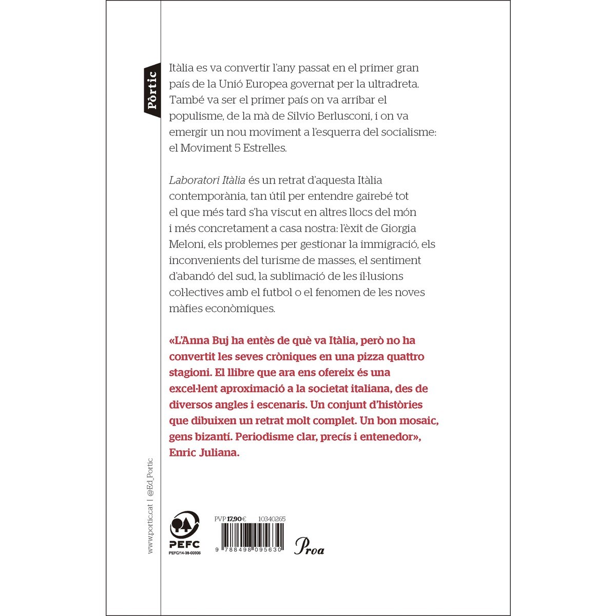 Laboratori Itàlia (Capa mole com abas) 2