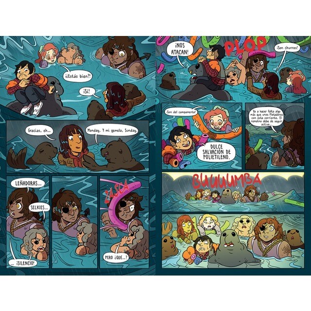 Leñadoras 3 - Todas a una: Todas a una (Capa mole com abas) 4