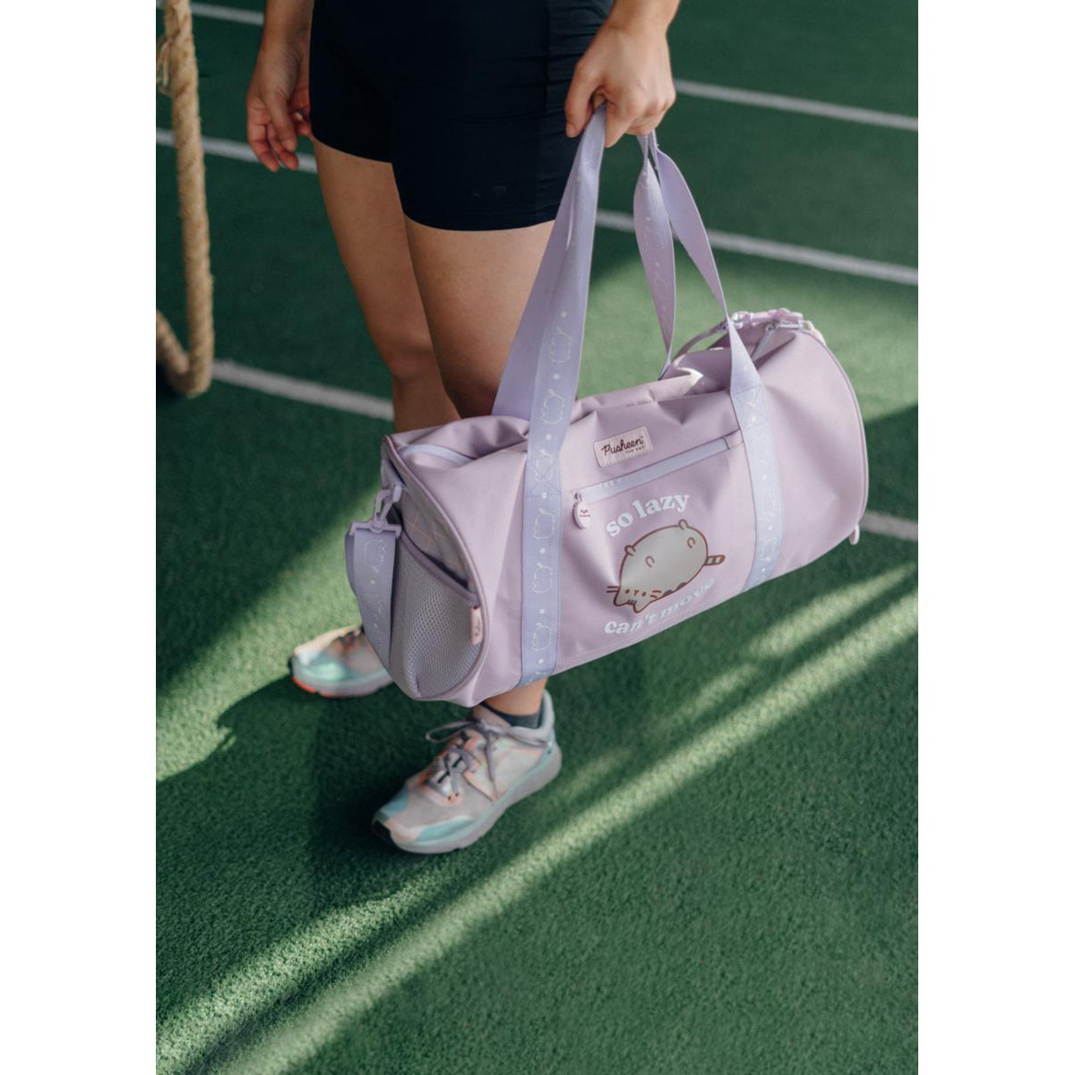 Bolsa gym Pusheen Moments Erik lila Lila-4