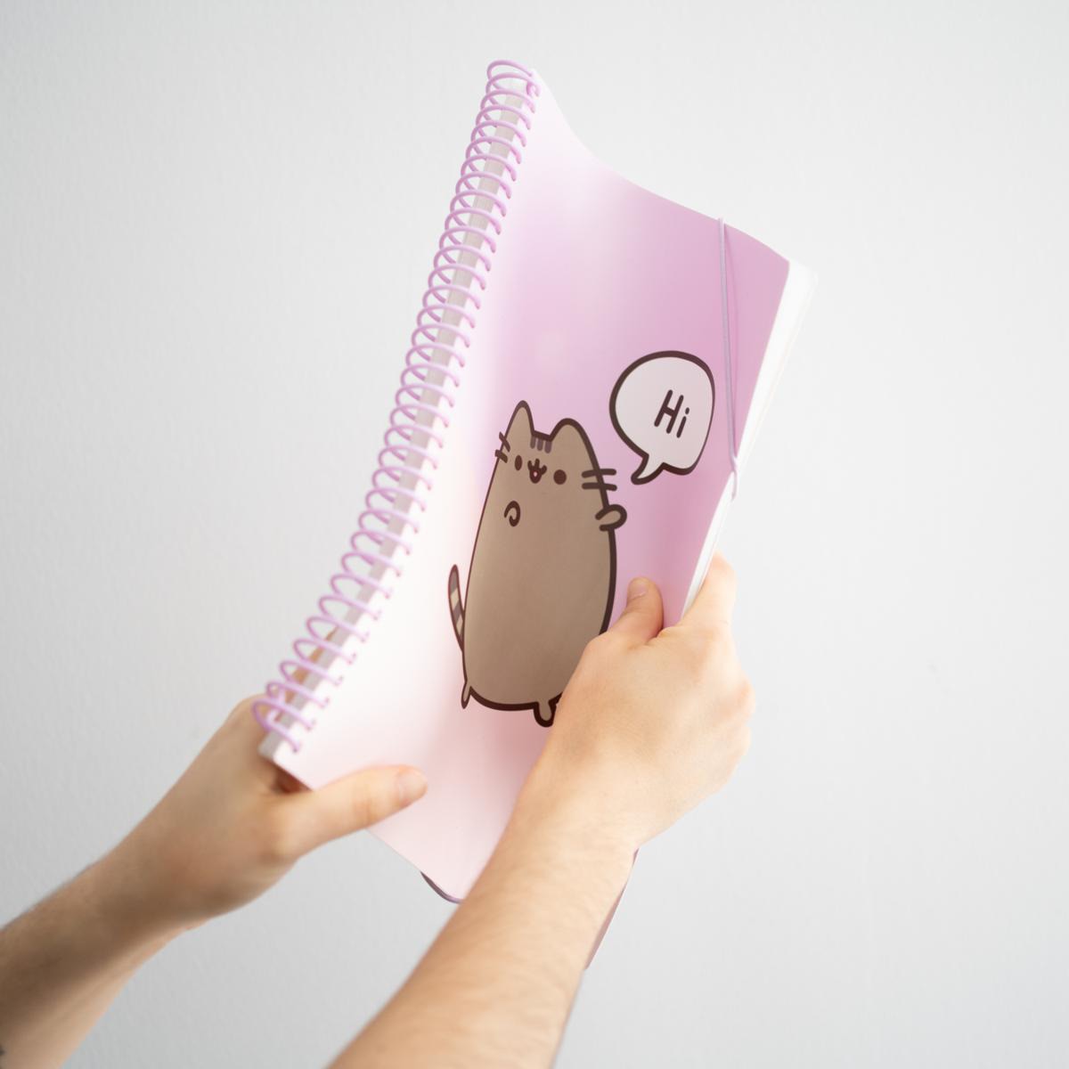 Pasta de micas A4 Pusheen Moments Erik lilás Lilás / Rosa-7