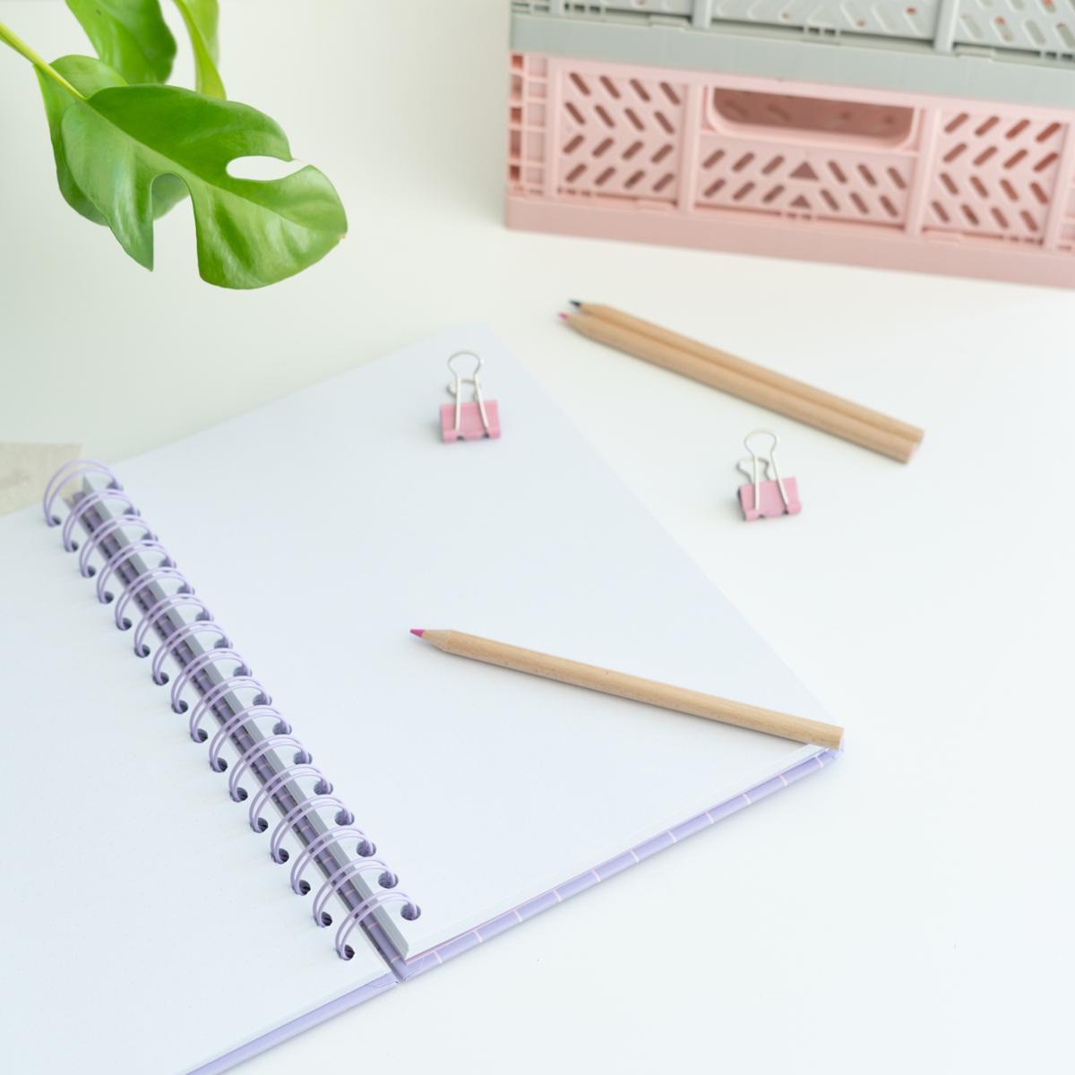 Cuaderno tapa forrada A5 Pusheen Moments Erik lila Lila-5