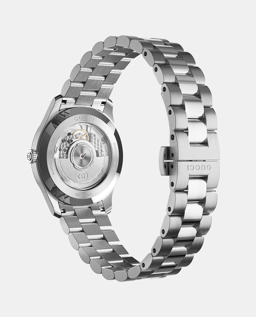 Reloj de hombre G-Timeless YA126388 automático de acero Negro