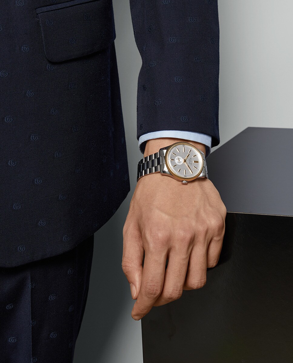 Relógio G-Timeless YA126390 Automático de Aço Prateado-4