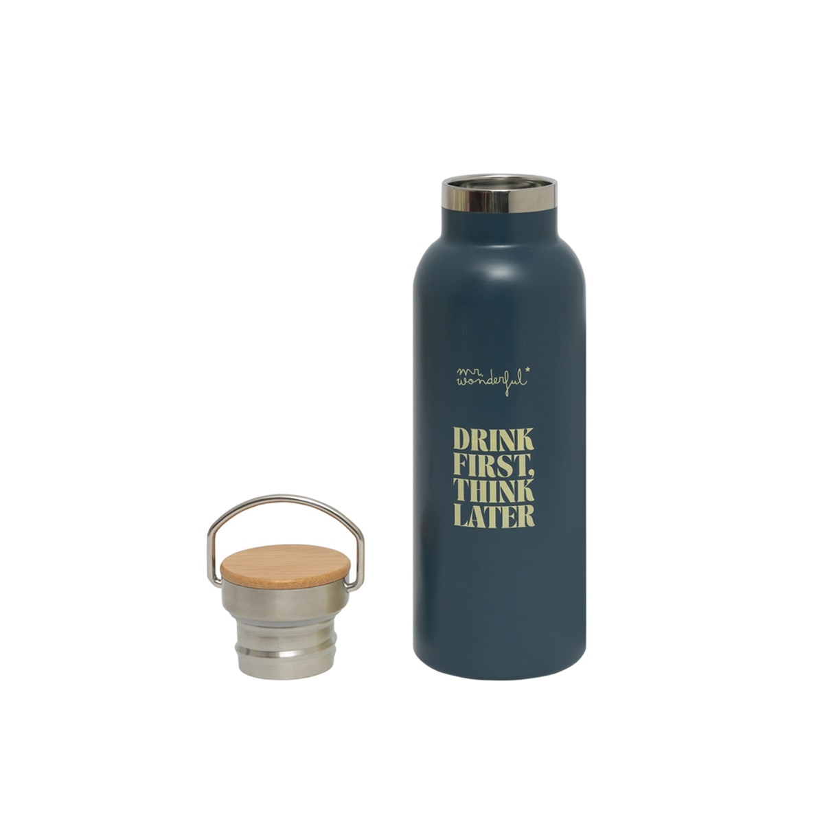 Botella térmica Mr Wonderful: Drink first, think later 2