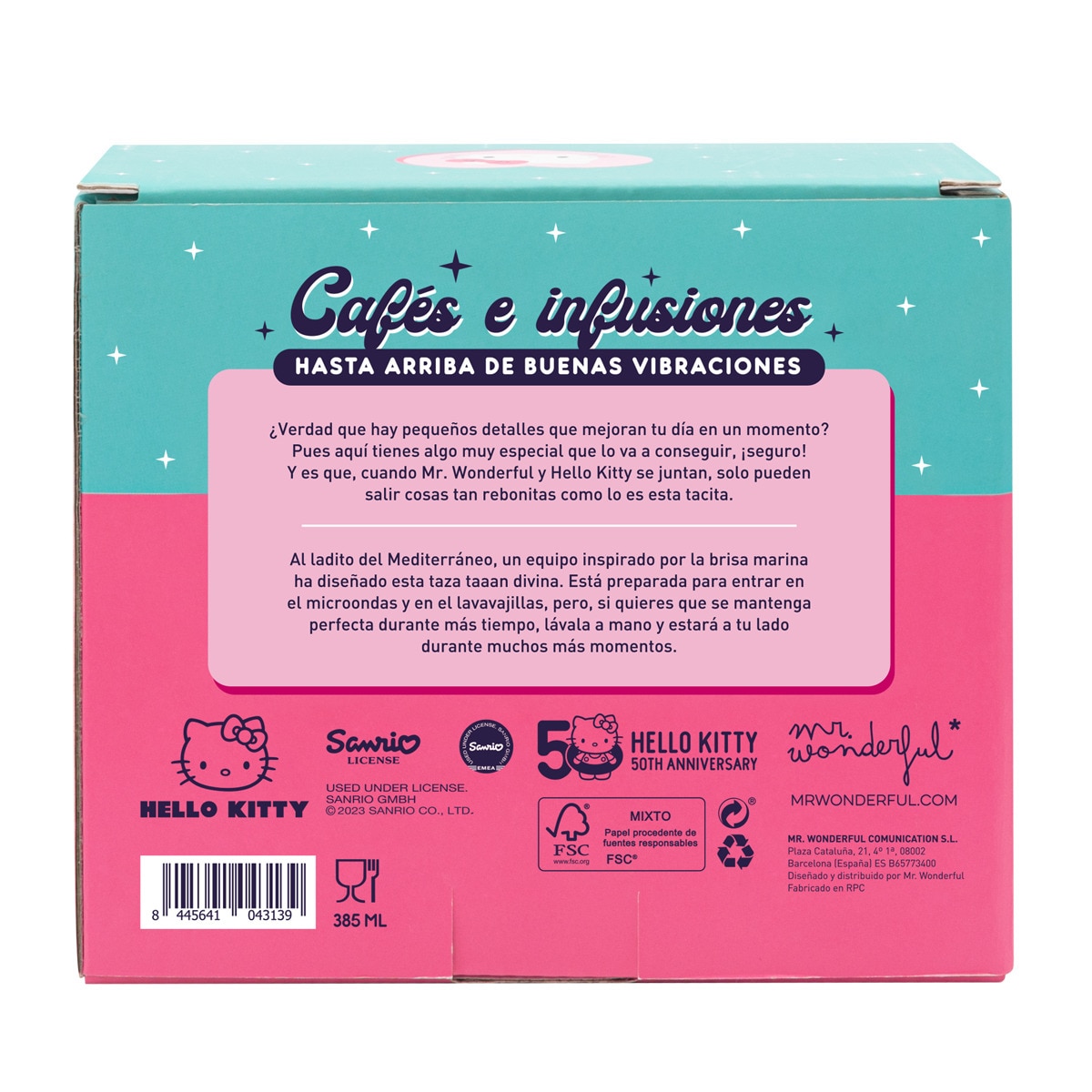 Taza Hello Kitty x Mr Wonderful: Hoy será un gran día 4