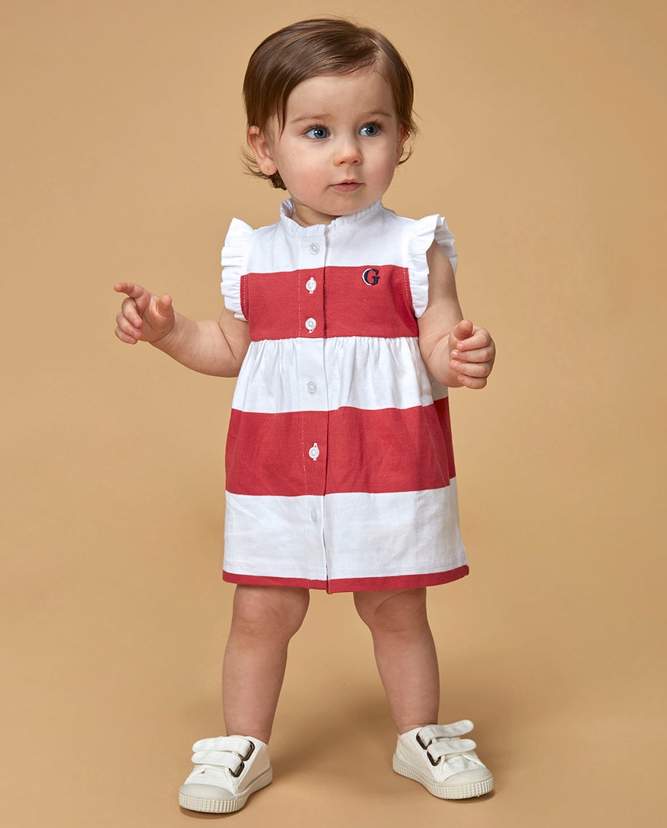 Gocco Niña Vestido De Tirantes Con Rayas Para Niñas Gocco