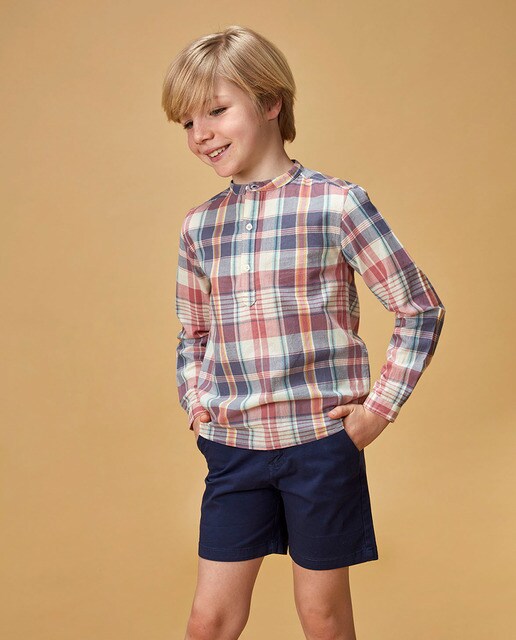 Gocco Pantalone Corto Chino Per Bambini E Ragazzi, Lavabile In Lavatrice, 100% Cotone - 4