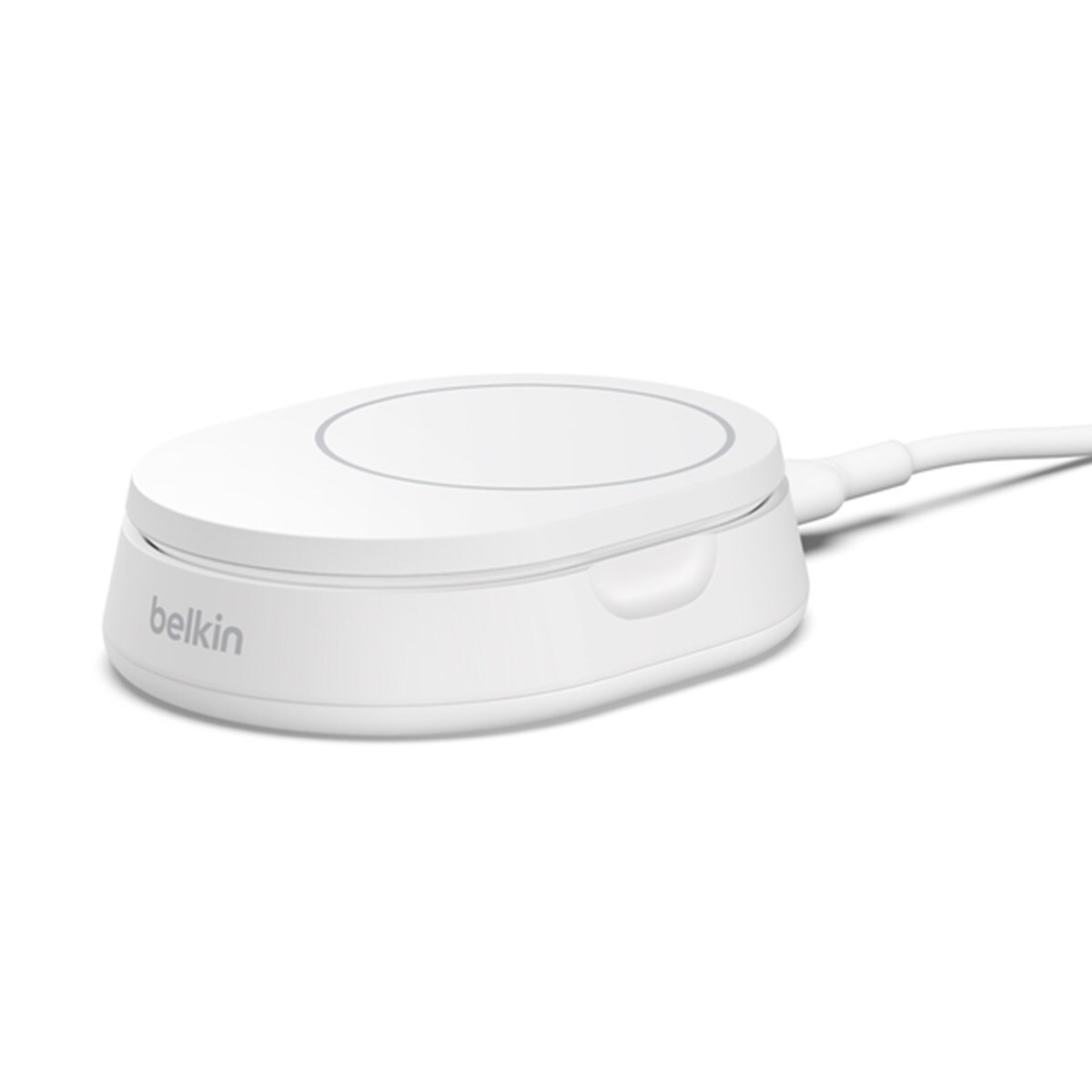 Soporte de carga inalámbrica magnético y convertible con Qi2 Belkin BoostCharge Pro Blanco Blanco-2