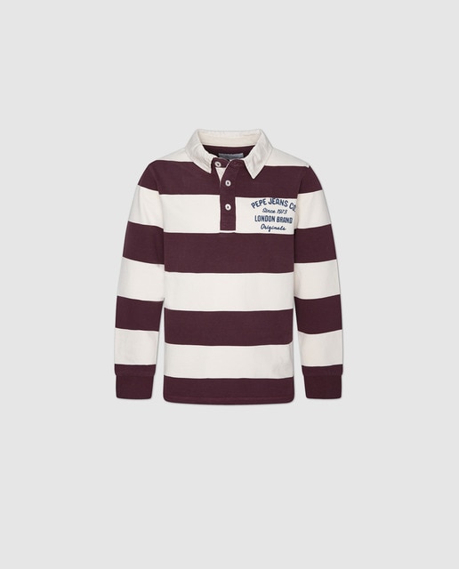 Imagen 0 de Polo de niño Pepe Jeans con rayas