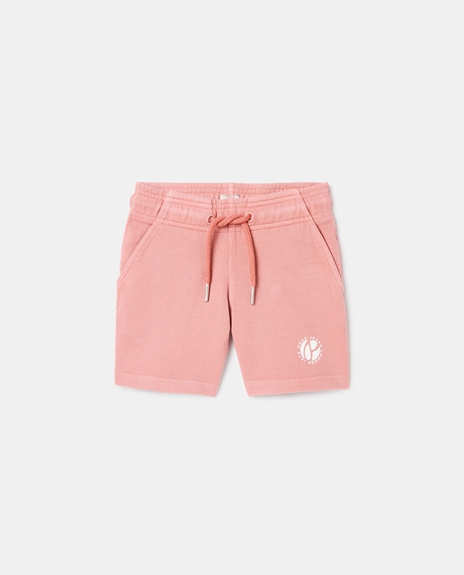 Imagen 0 de Bermudas de felpa de niño en color rosa