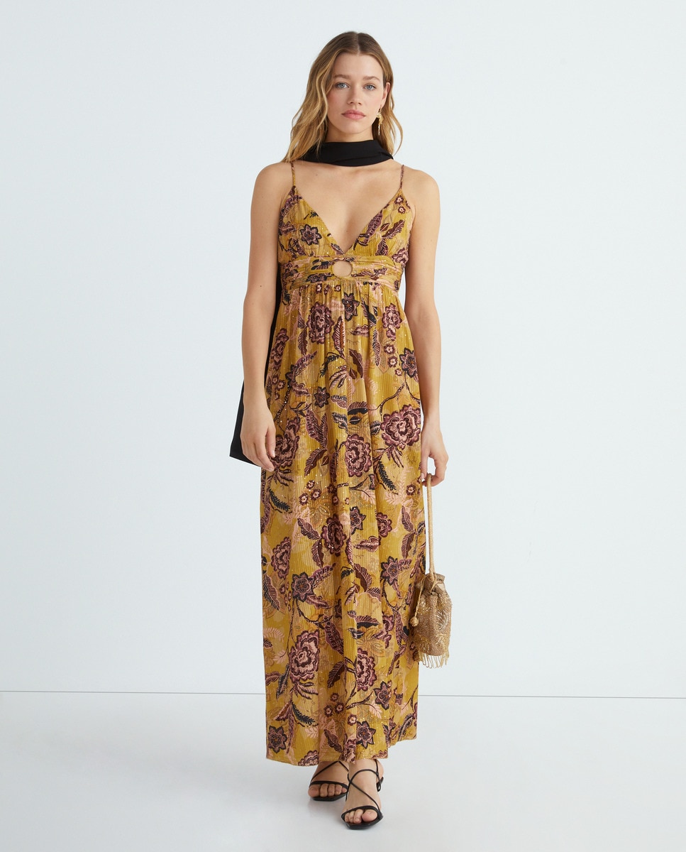 Echarpe Lisa Banda Jacquard Preto-3