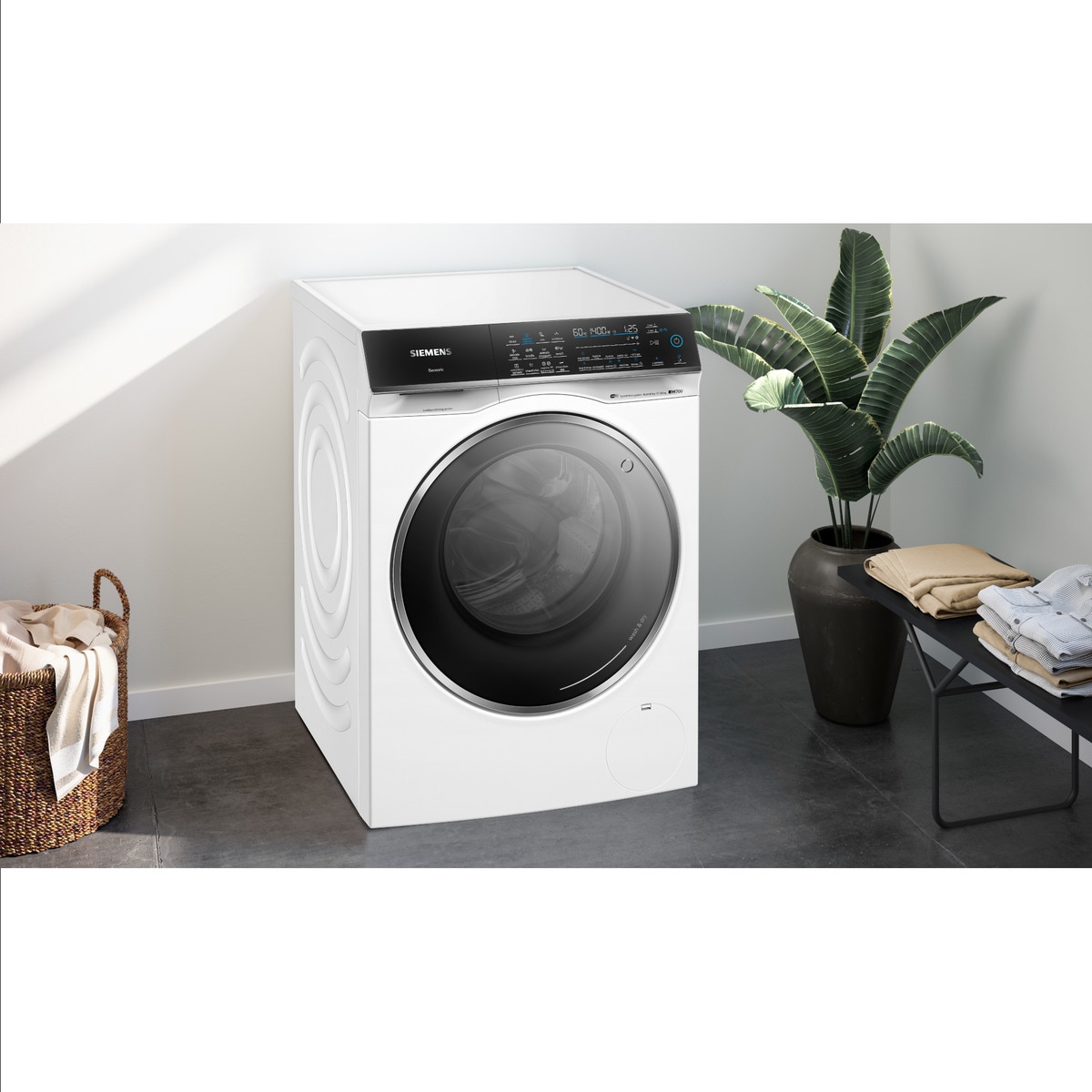 Lavadora secadora Siemens 10,5 kg / 1.400 rpm, i-Dos - WN54C2A0ES Blanco-10