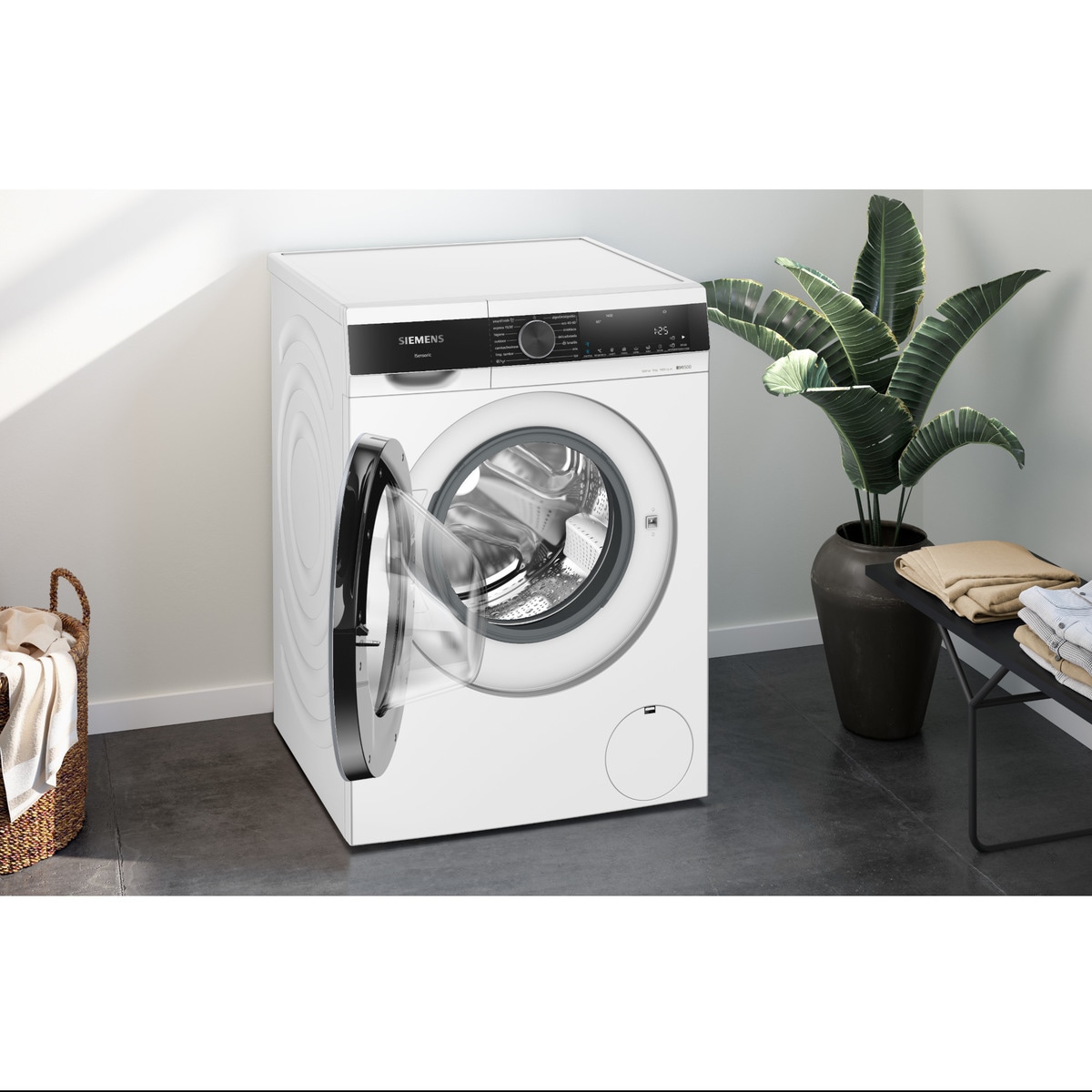 Máquina de Lavar Roupa Siemens iQ500 WG44G2ZAES Carga Frontal de 9 Kg e 1400 rpm - Branco Branco-10