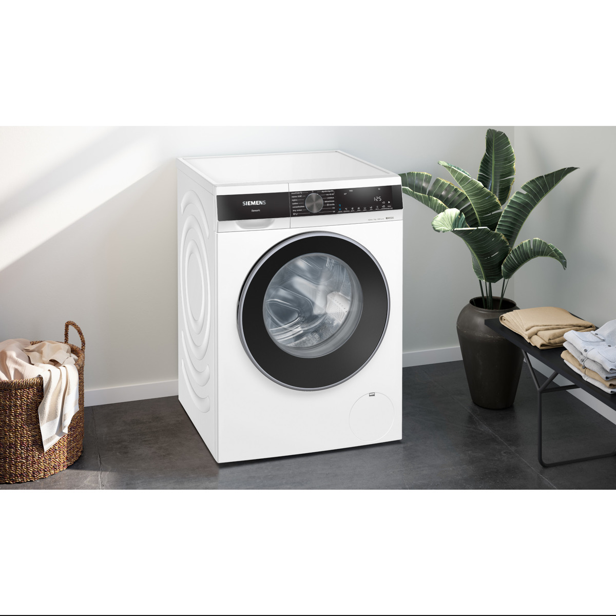 Máquina de Lavar Roupa Siemens iQ500 WG44G2ZAES Carga Frontal de 9 Kg e 1400 rpm - Branco Branco-9