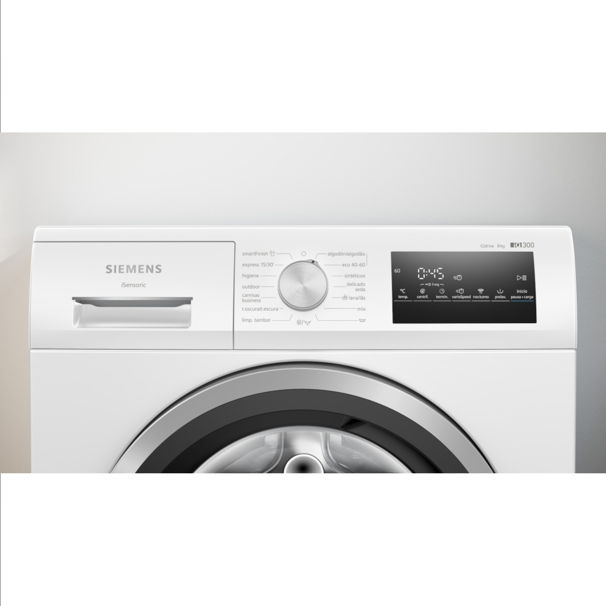 Lavadora Siemens 8 kg/ 1.200 rpm - WM12N265ES Blanco-4