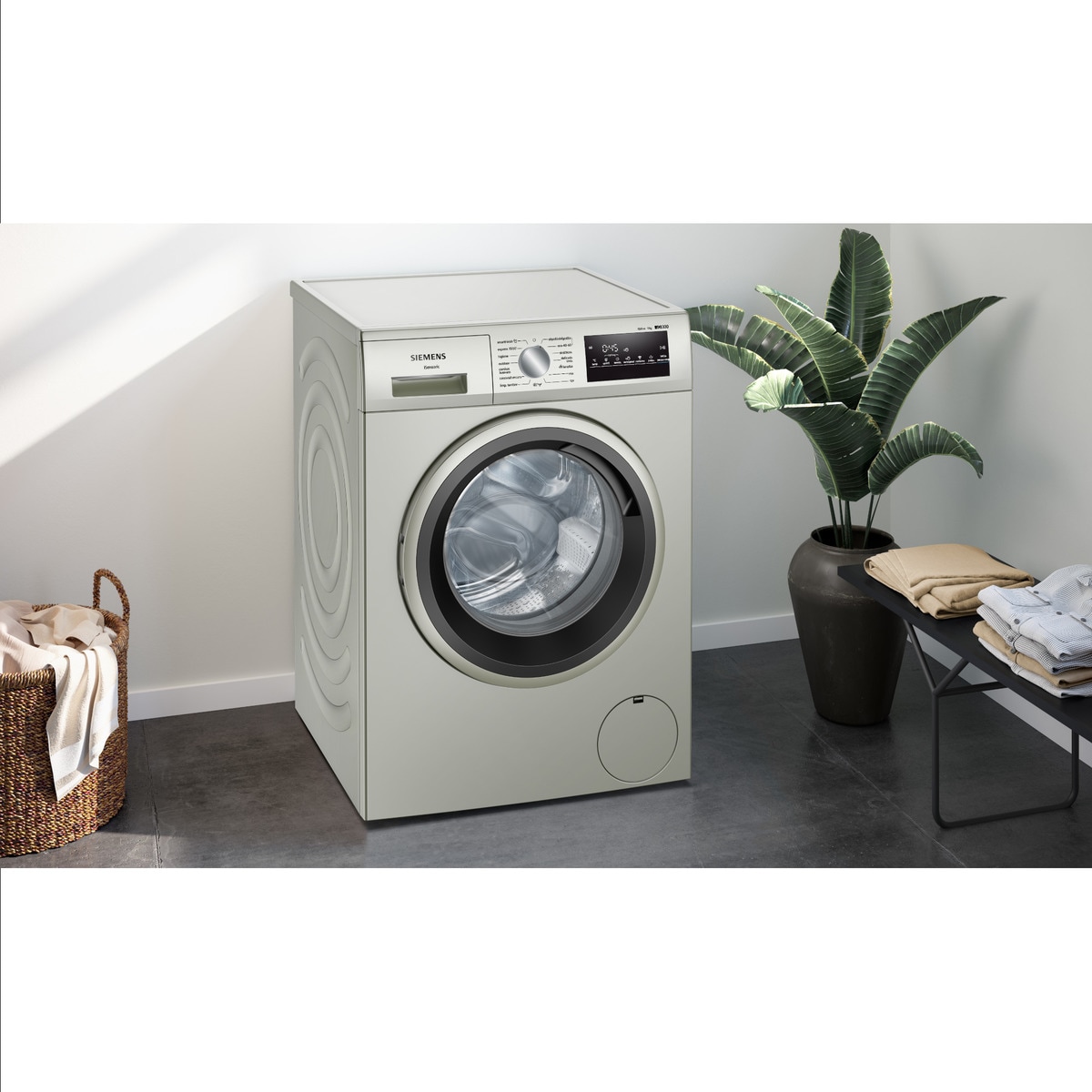 Lavadora Siemens 9 kg/ 1.400 rpm - WM14N29XEP Inox-7