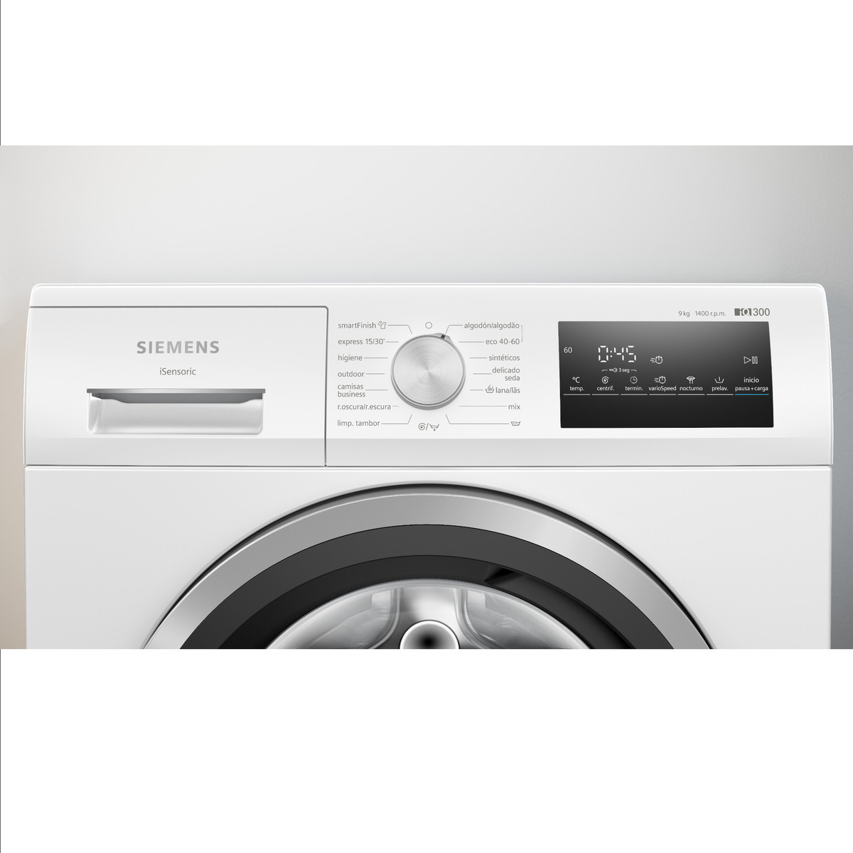 Lavadora Siemens 9 kg/1.400 rpm - WM14N290EP Blanco-4