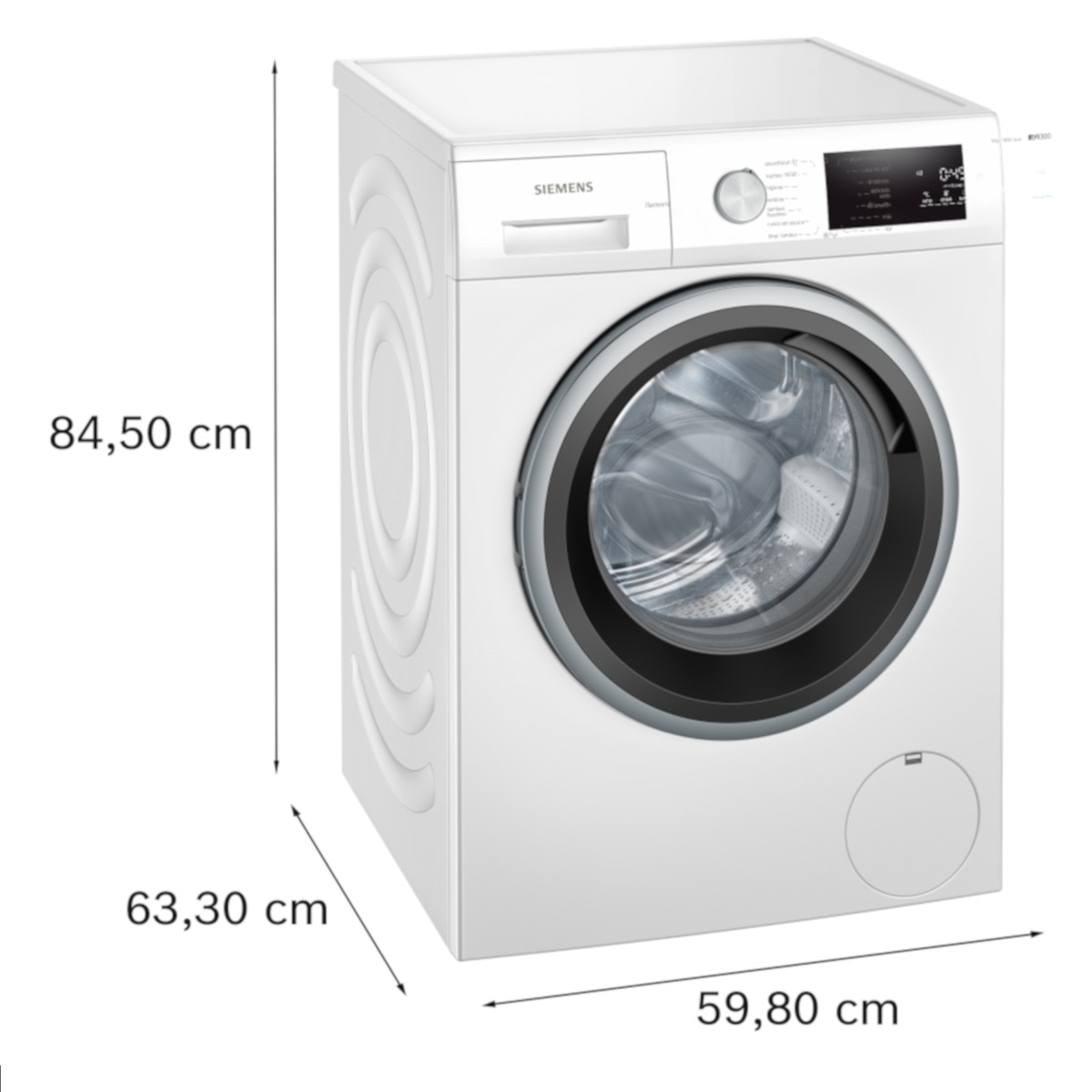 Lavadora Siemens 9 kg/1.400 rpm - WM14N290EP Blanco-3