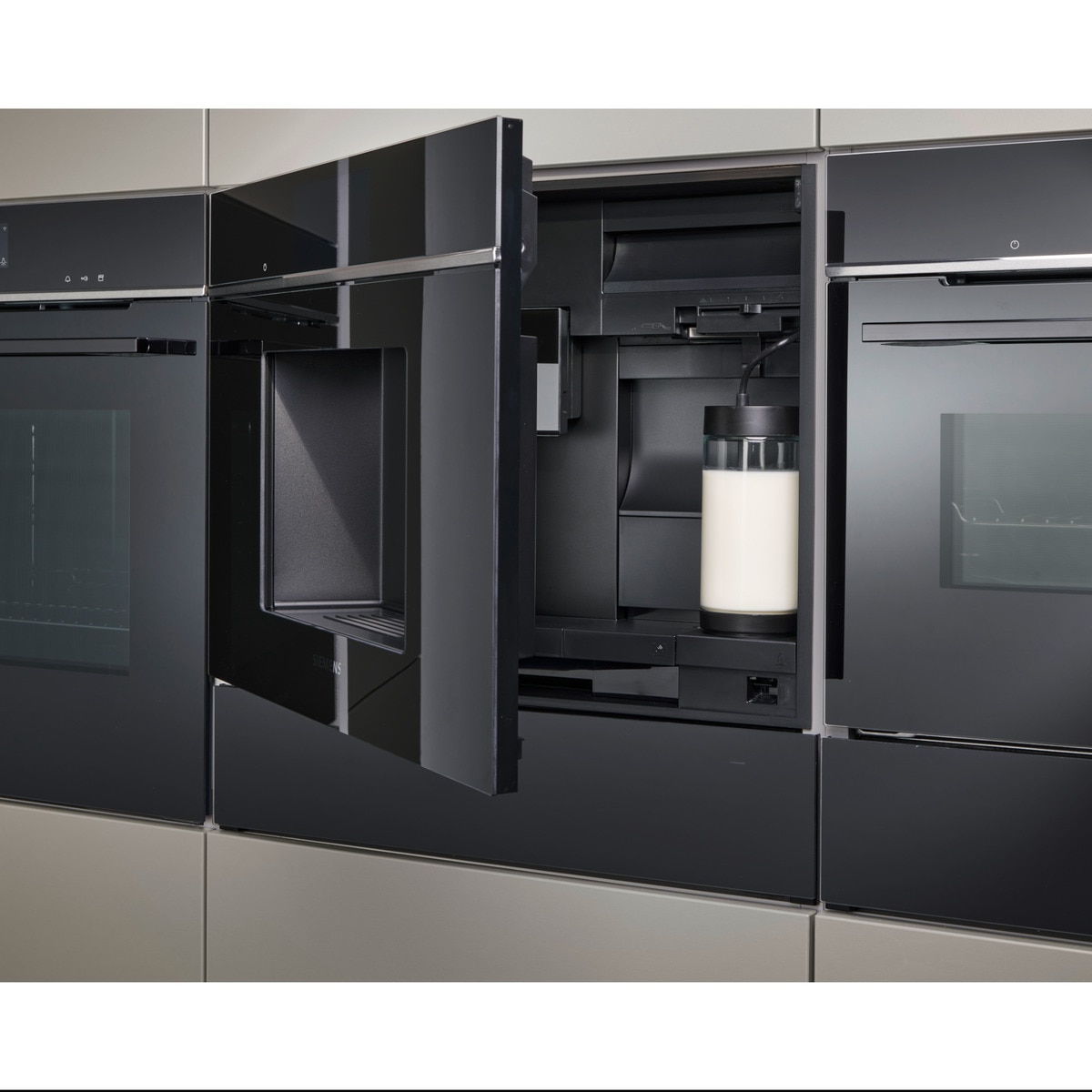 Máquina de Café Automática Encastrável Siemens iQ700CT718L1B0 - Preto Vidro preto-5