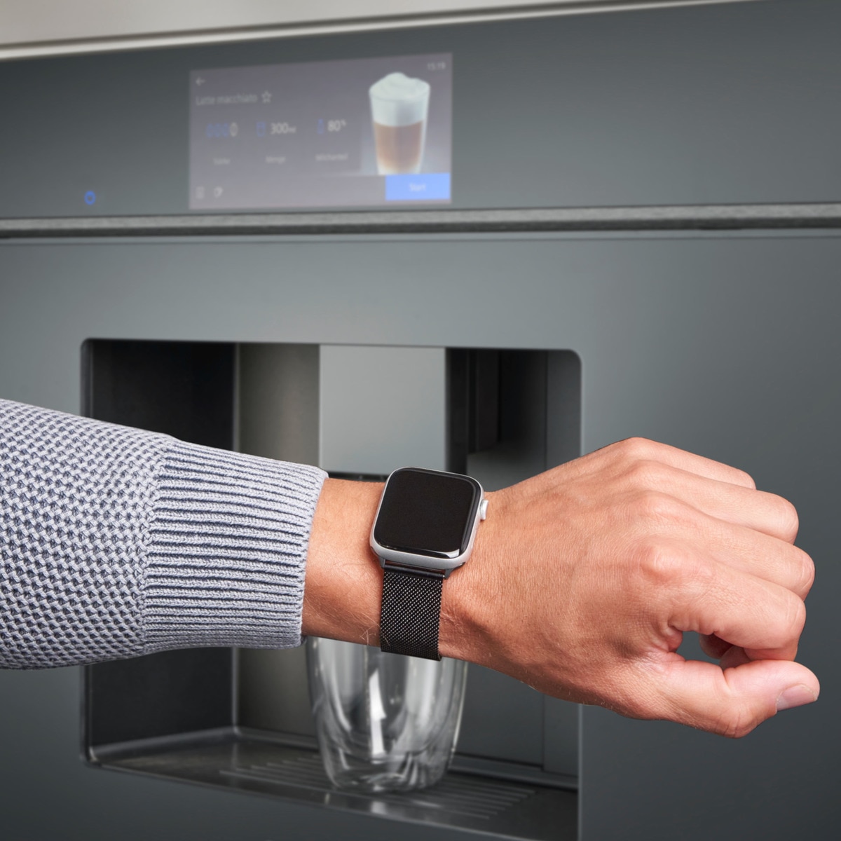 Máquina de Café Automática Encastrável Siemens iQ700CT718L1B0 - Preto Vidro preto-12