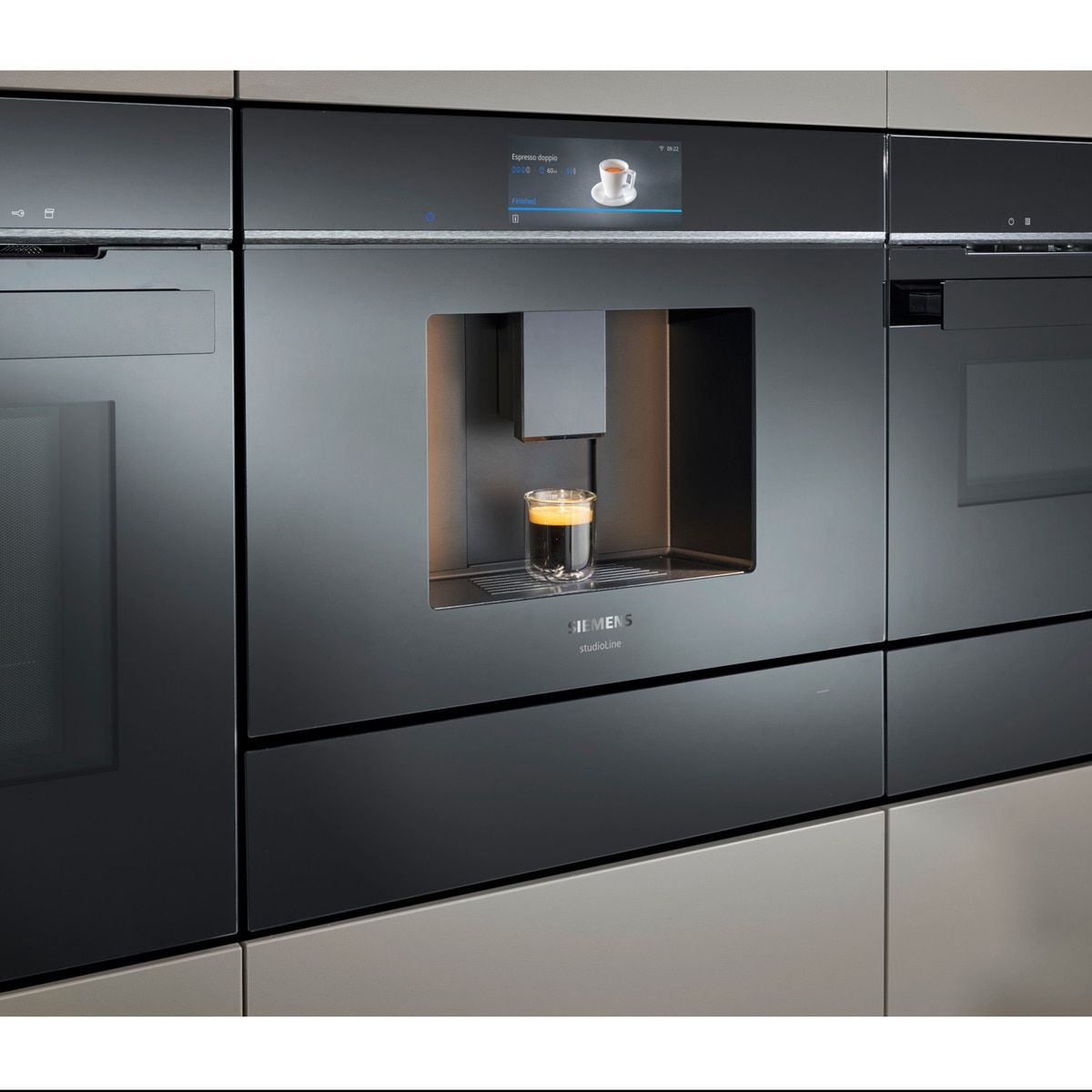 Máquina de Café Automática Encastrável Siemens iQ700CT718L1B0 - Preto Vidro preto-10