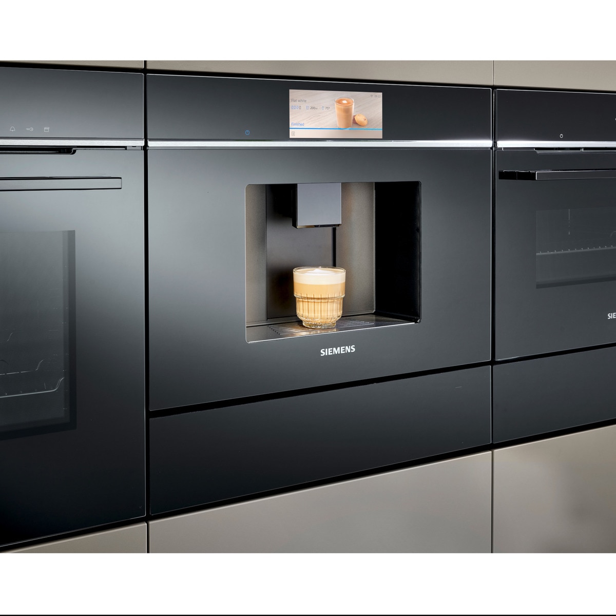 Máquina de Café Automática Encastrável Siemens iQ700CT718L1B0 - Preto Vidro preto-9