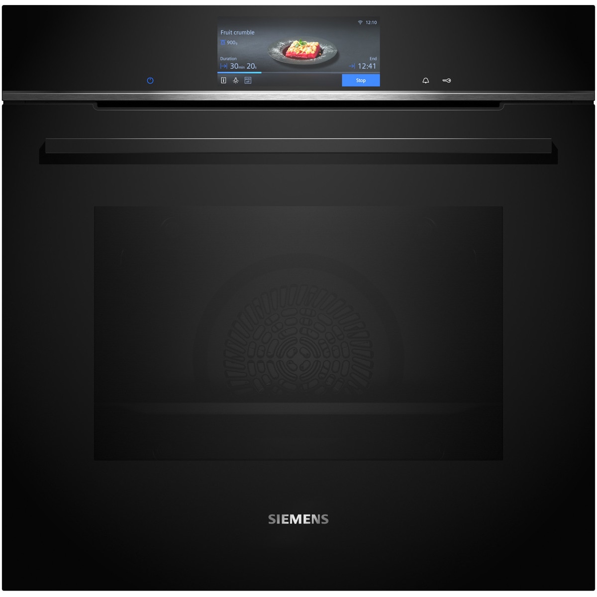 Imagem 0 de Forno Multifunções Siemens iQ700 HB778G3B1 Pirolítico e Hidrolítico, Home Connect e de 71 Litros - Preto
