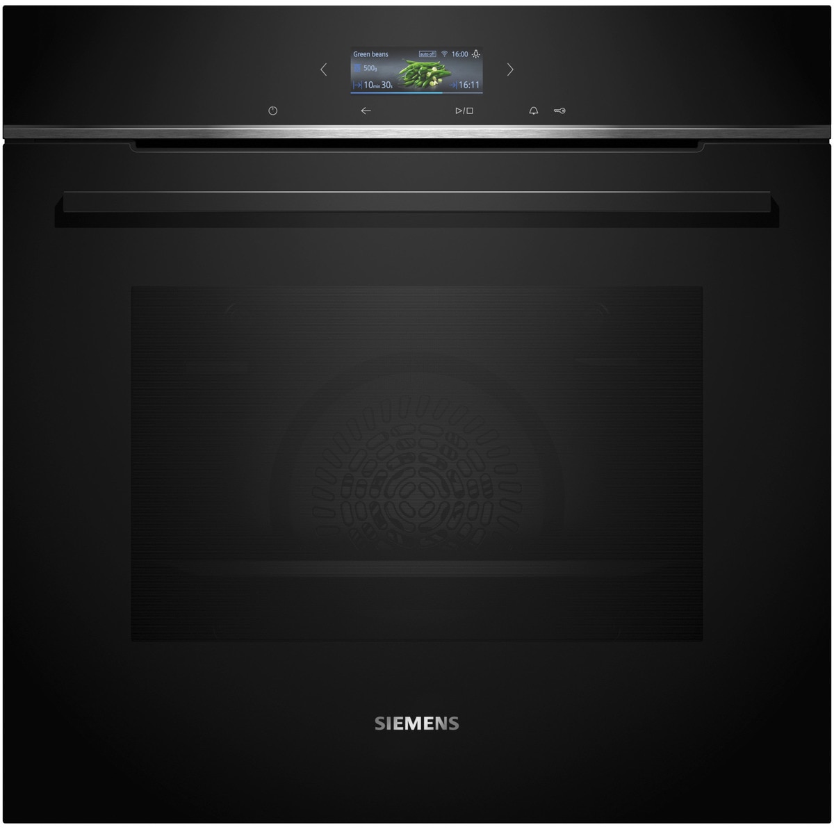 Forno Multifunções Siemens iQ700 HB734G1B1 perfectCooking 3D, cookControl Plus, Hidrolítico e de 71 Litros - Preto Preto-1