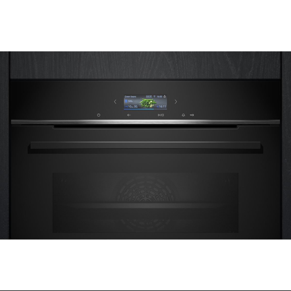 Forno Multifunções Siemens iQ700 HB734G1B1 perfectCooking 3D, cookControl Plus, Hidrolítico e de 71 Litros - Preto Preto-3