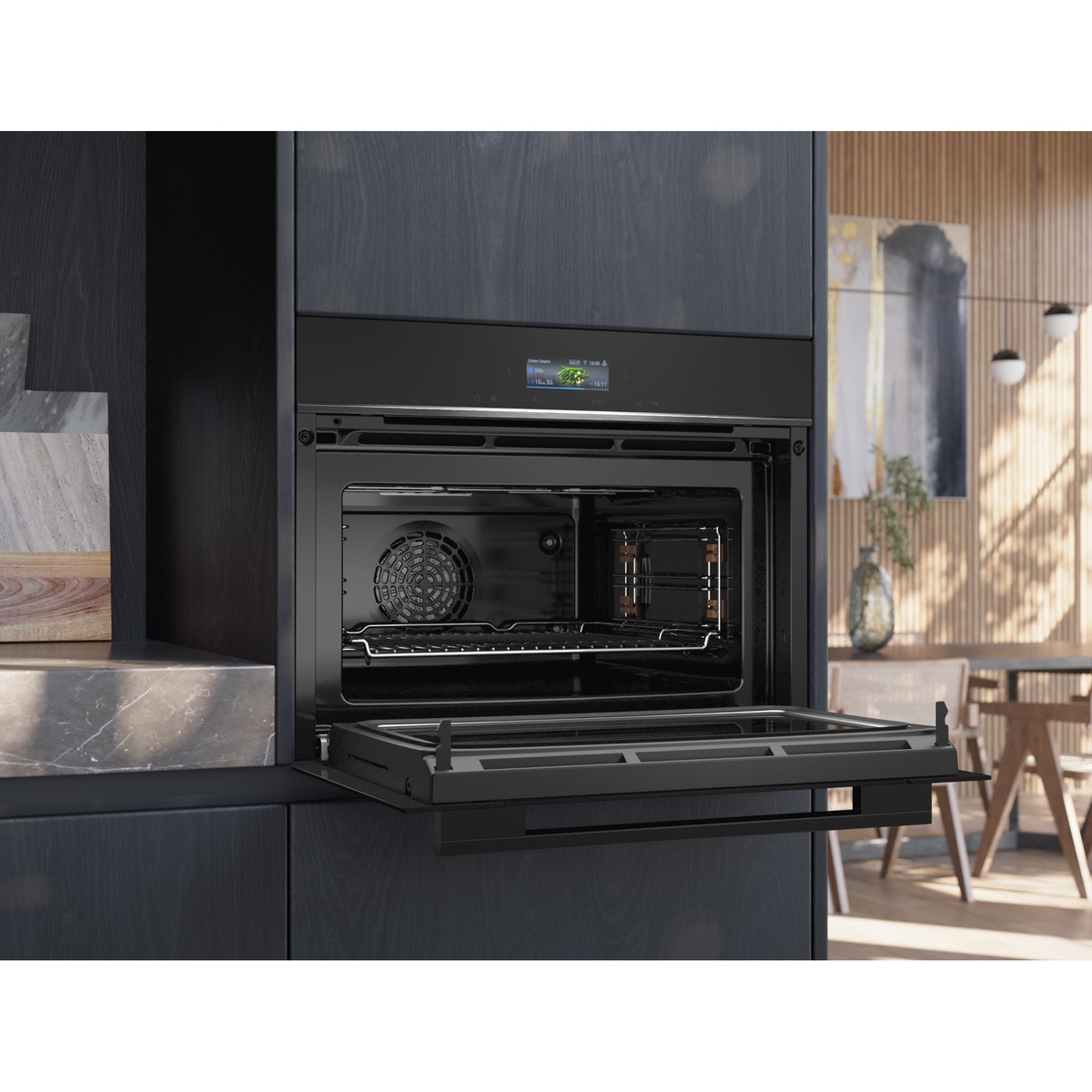 Horno compacto Siemens - CM724G1B1 Negro-7