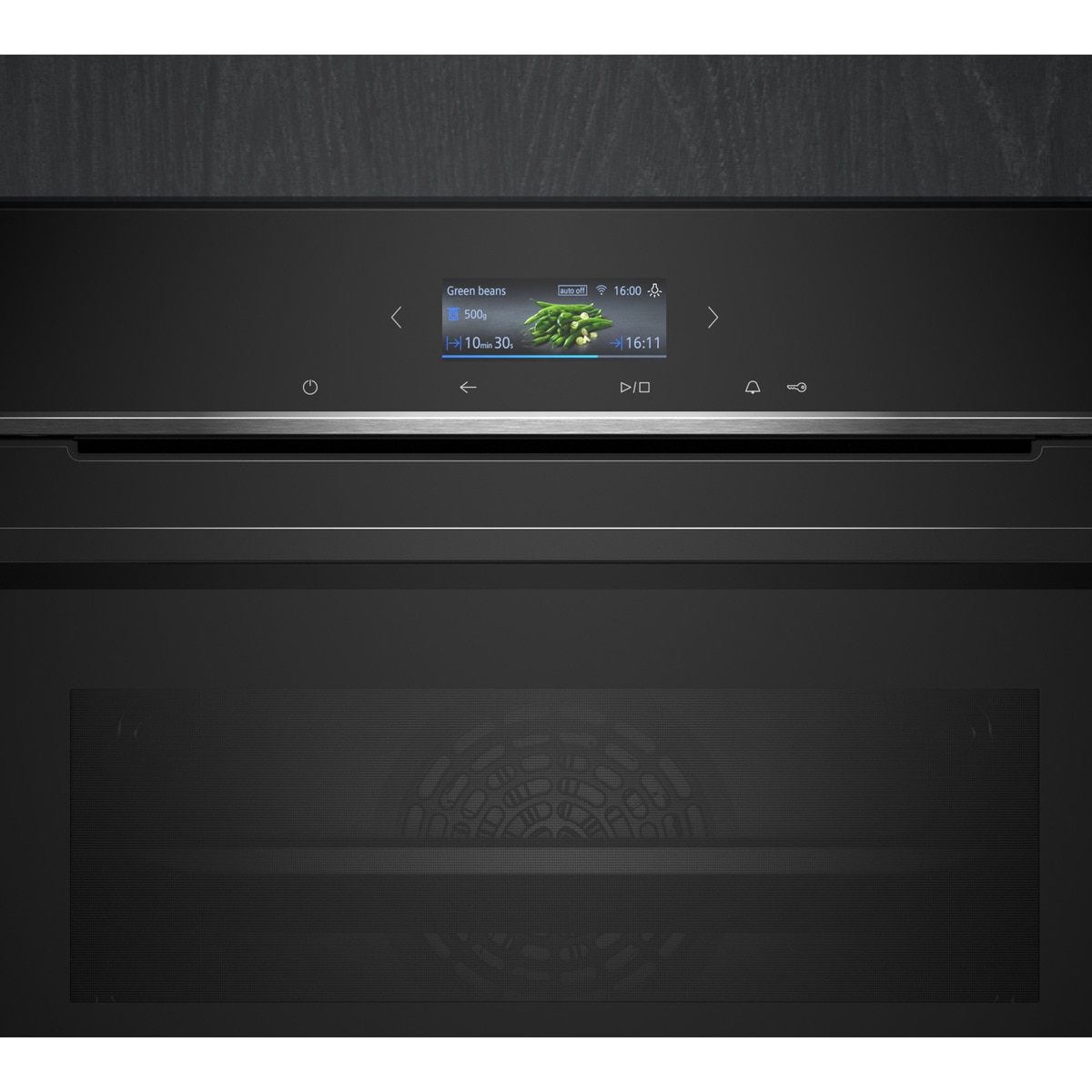 Horno compacto Siemens pirolísis - CB774G1B1 Negro-3