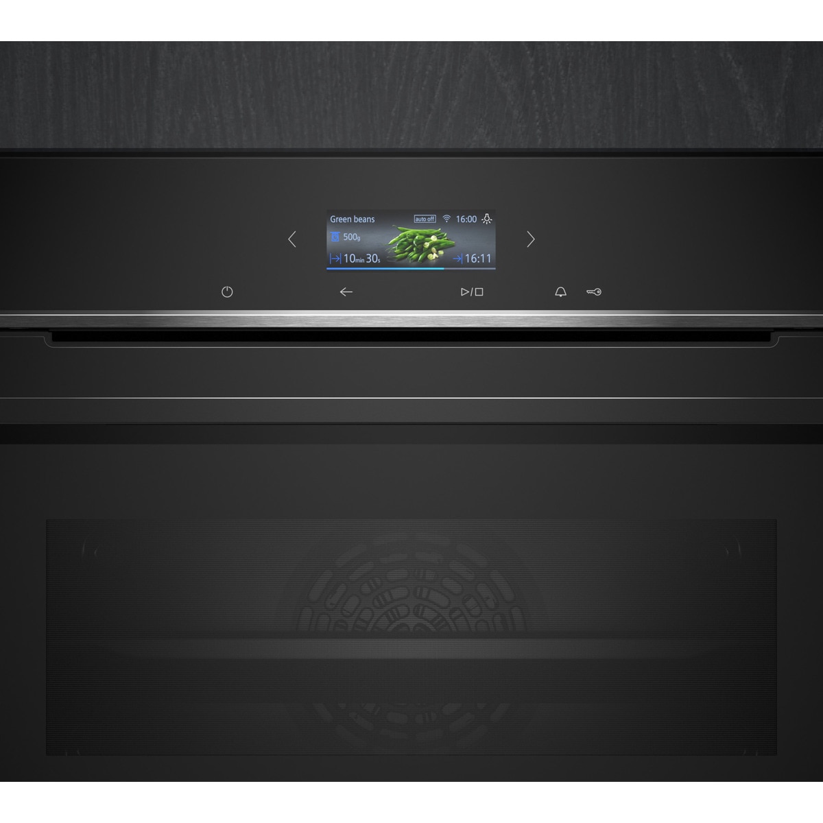 Horno compacto Siemens recetas cookControl Plus - CB734G1B1 Negro-3