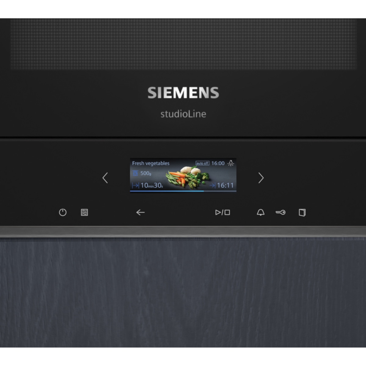 Micro-ondas Encastrável Siemens iQ700 BF722L1B1 de 21 Litros - Preto Preto-3