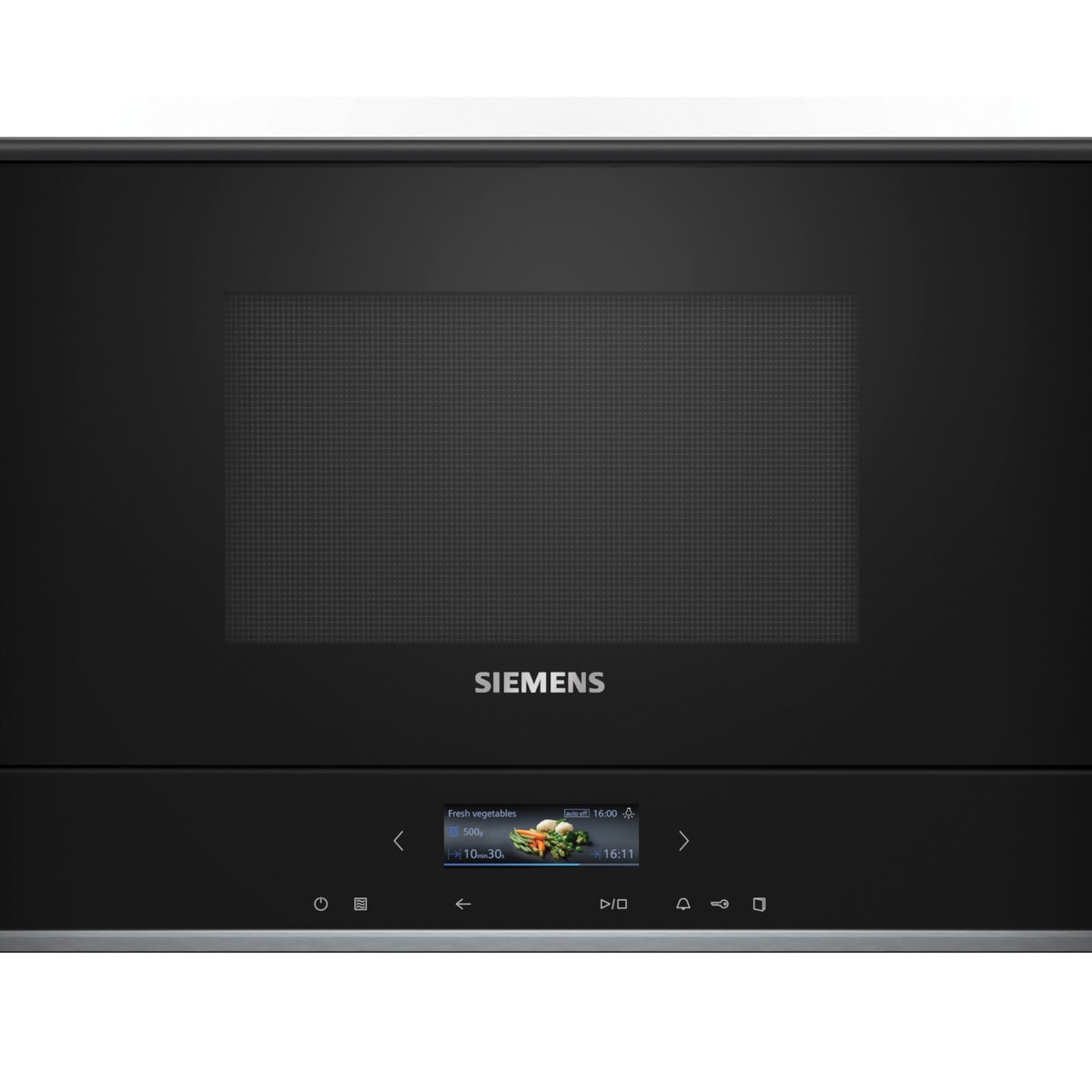 Micro-ondas Encastrável Siemens iQ700 BF722L1B1 de 21 Litros - Preto Preto-1