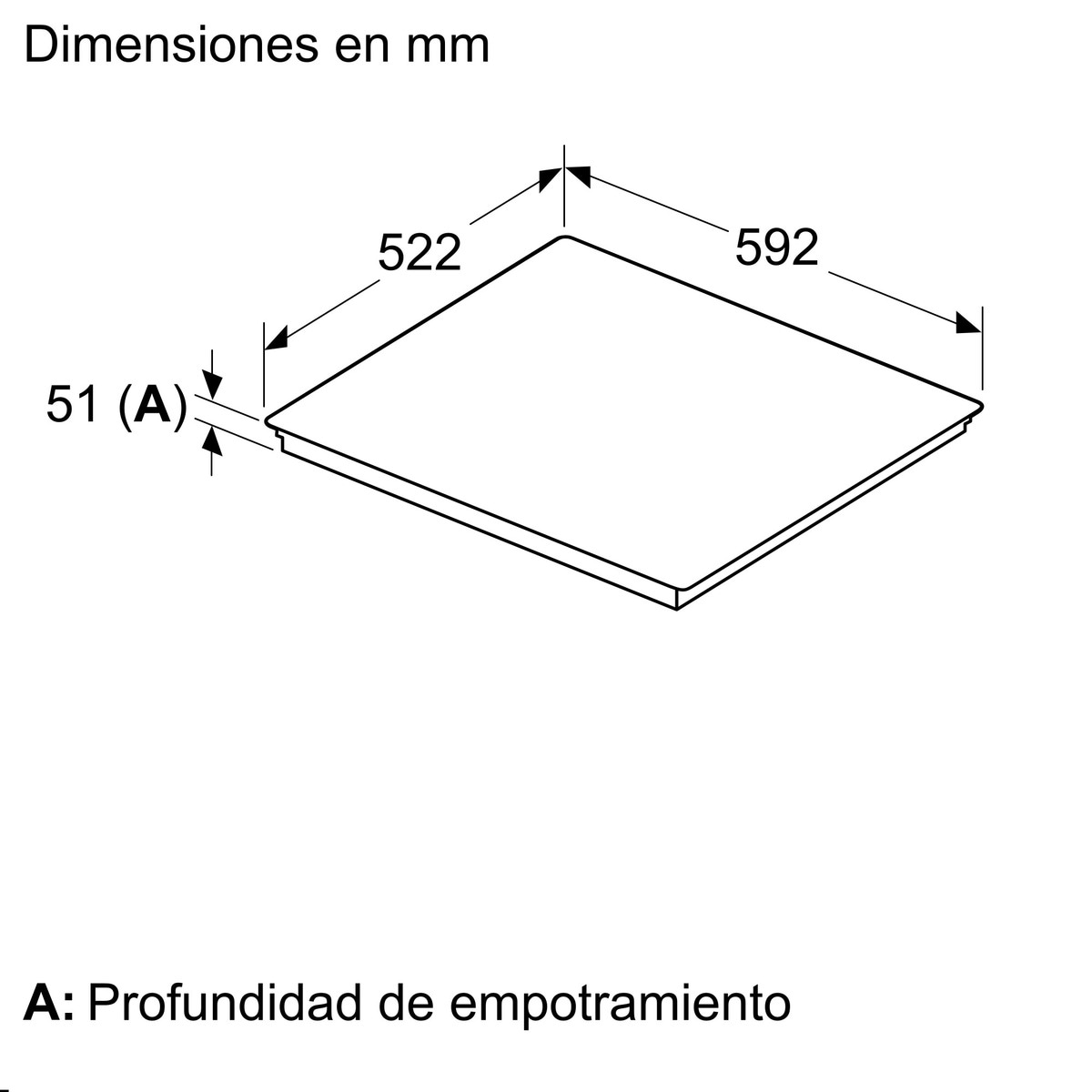 Placa inducción Siemens con 3 zonas de cocción - EH631HDC1E Negro-6