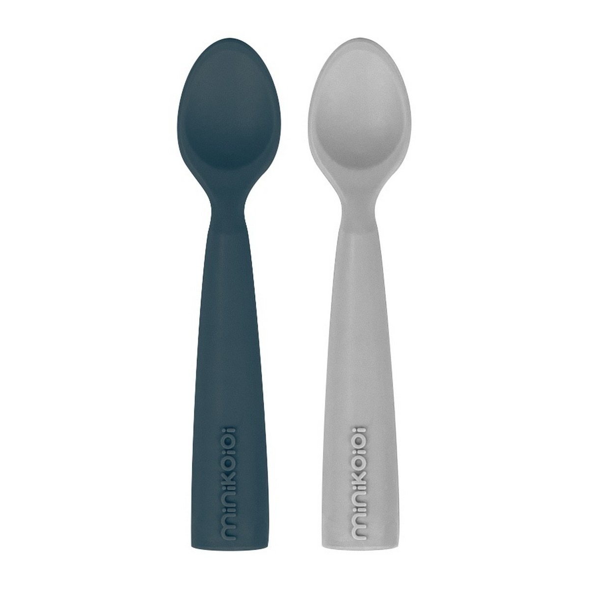 Pack de 2 Colheres em Silicone - Deep Azul/Powder Cinza 1