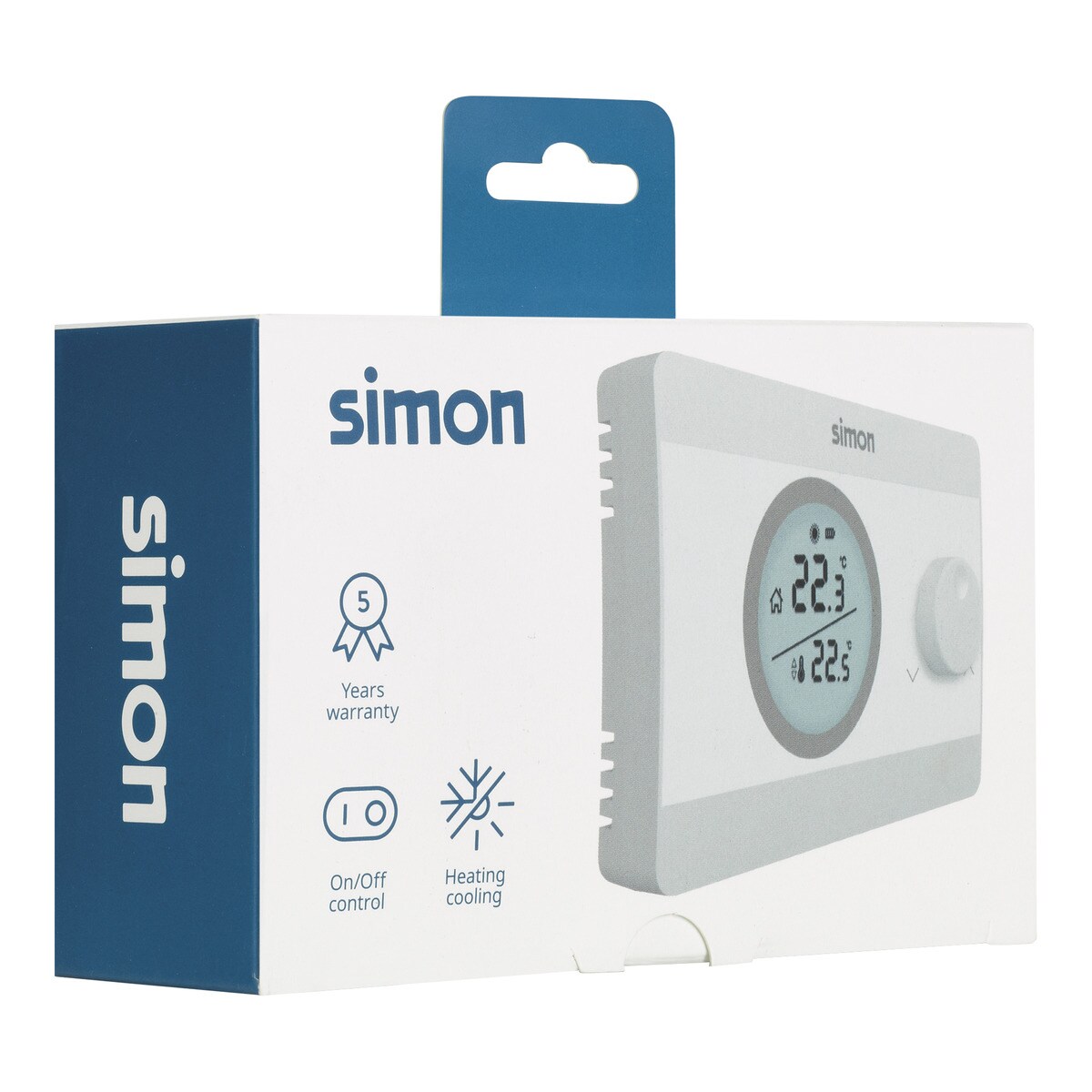 Termostato Digital On/Off Simon Blanco-6