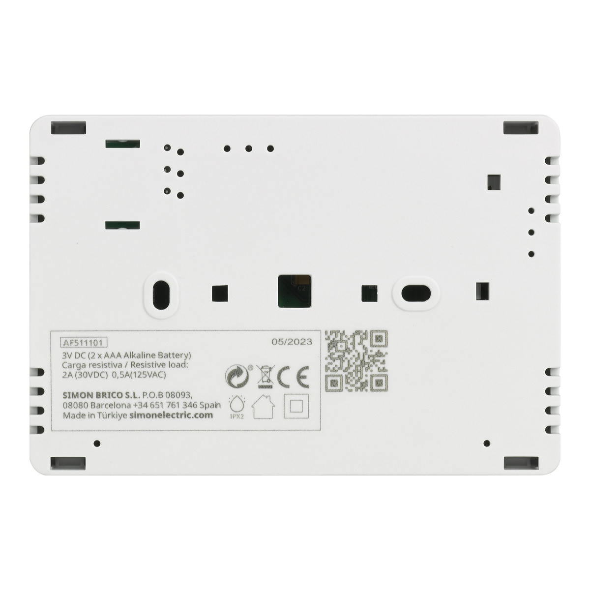 Termostato Digital On/Off Simon Blanco-4