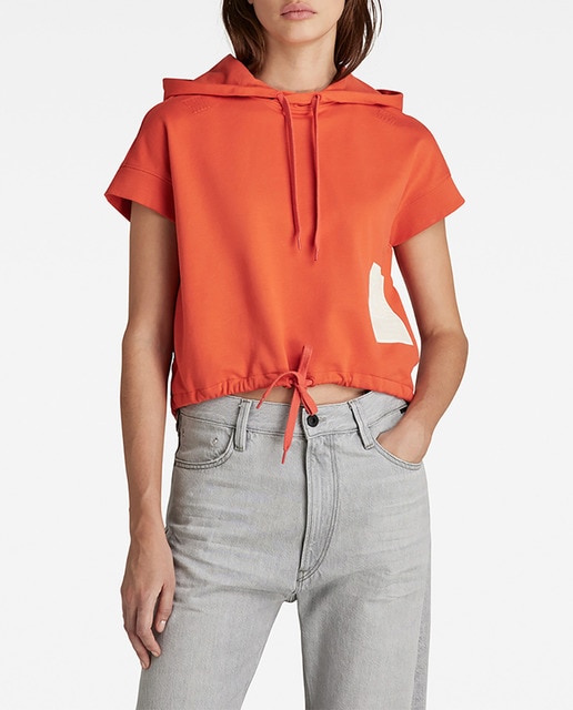 Imagen 0 de Sudadera con capucha Boxed Graphic de mujer, de corte holgado