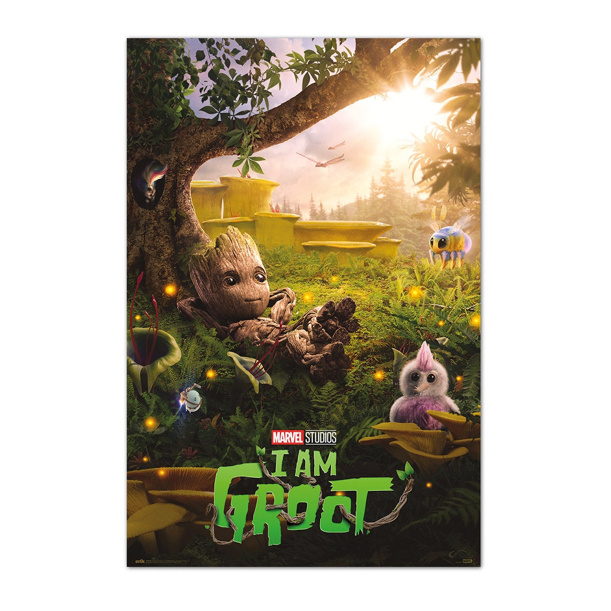Póster Groot Chill Time Guardianes de la Galaxia: 2ª Parte Marvel Erik 1