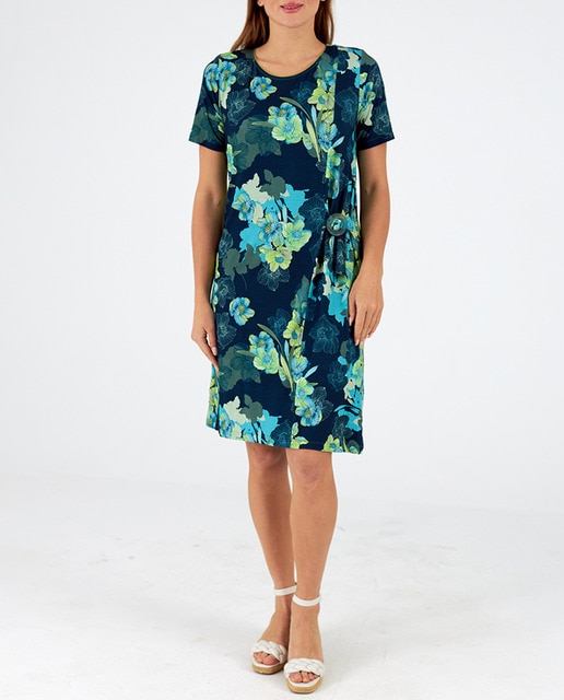 Imagen 0 de Vestido cuello redondo manga corta