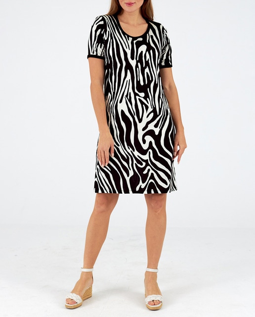 Imagen 0 de Vestido cuello redondo manga corta