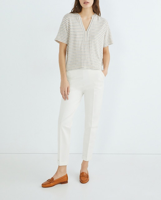 Imagen 0 de Camiseta jackard manga corta