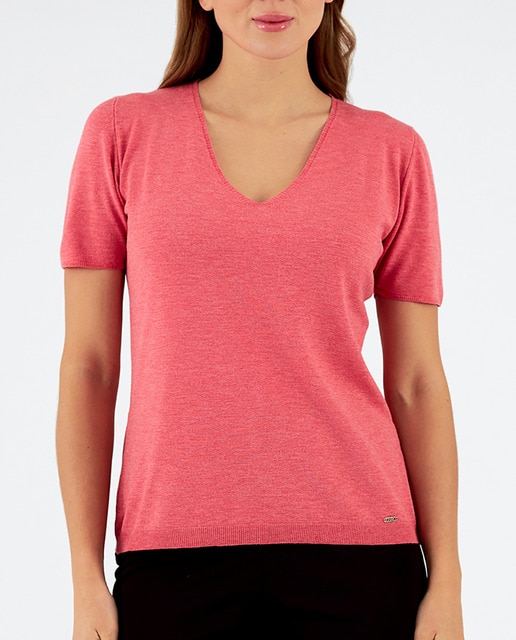 Imagen 0 de Jersey de mujer cuello redondo manga corta