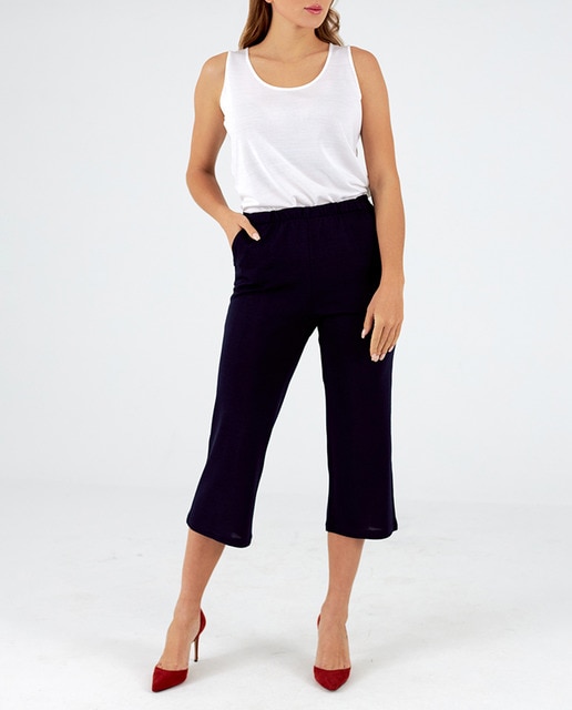 Imagen 0 de Pantalón de punto con goma cintura