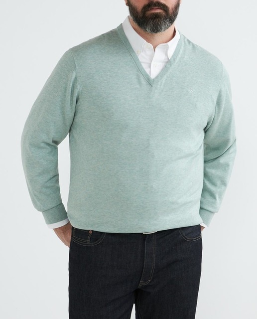 Imagen 0 de Jersey de hombre cuello pico tallas grandes