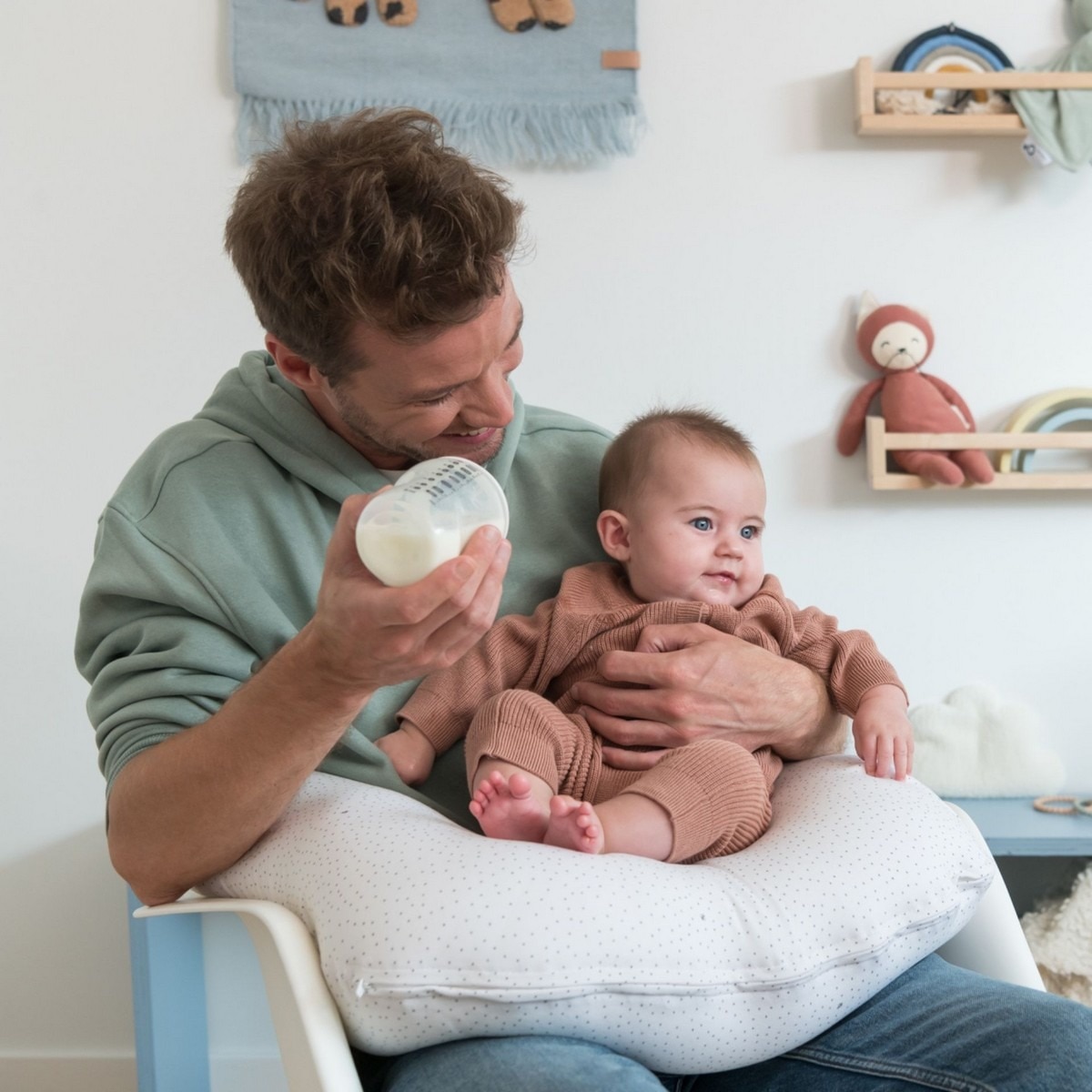 Almofada de Amamentação Softy Silver Dots 4